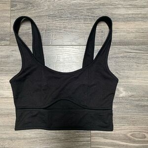Urban outfitters black goth fairy festival boho bra cut out Bralette. S-P